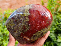 Polished Bastite Dragons Blood Standing Free Form x 1 From Tshipise, South Africa