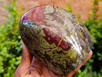Polished Bastite Dragons Blood Standing Free Form x 1 From Tshipise, South Africa