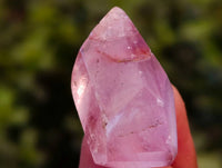 Polished Mini 'Jewellery' Window Amethyst Quartz Points x 70 From Akansobe, Madagascar