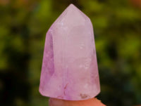 Polished Mini 'Jewellery' Window Amethyst Quartz Points x 70 From Akansobe, Madagascar