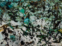 Polished "African Turquoise" Chrysocolla Standing Free Forms x 3 From Blue Mine, South Africa - Toprock Gemstones and Minerals 