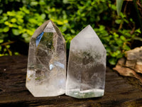 Polished Clear Quartz Crystals x 3 From Madagascar