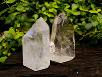 Polished Clear Quartz Crystals x 3 From Madagascar