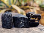 Natural Schorl Black Tourmaline Specimens x 2.1 Kg Lot From Zimbabwe - Toprock Gemstones and Minerals 