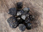 Natural Schorl Black Tourmaline Specimens x 2.1 Kg Lot From Zimbabwe - Toprock Gemstones and Minerals 