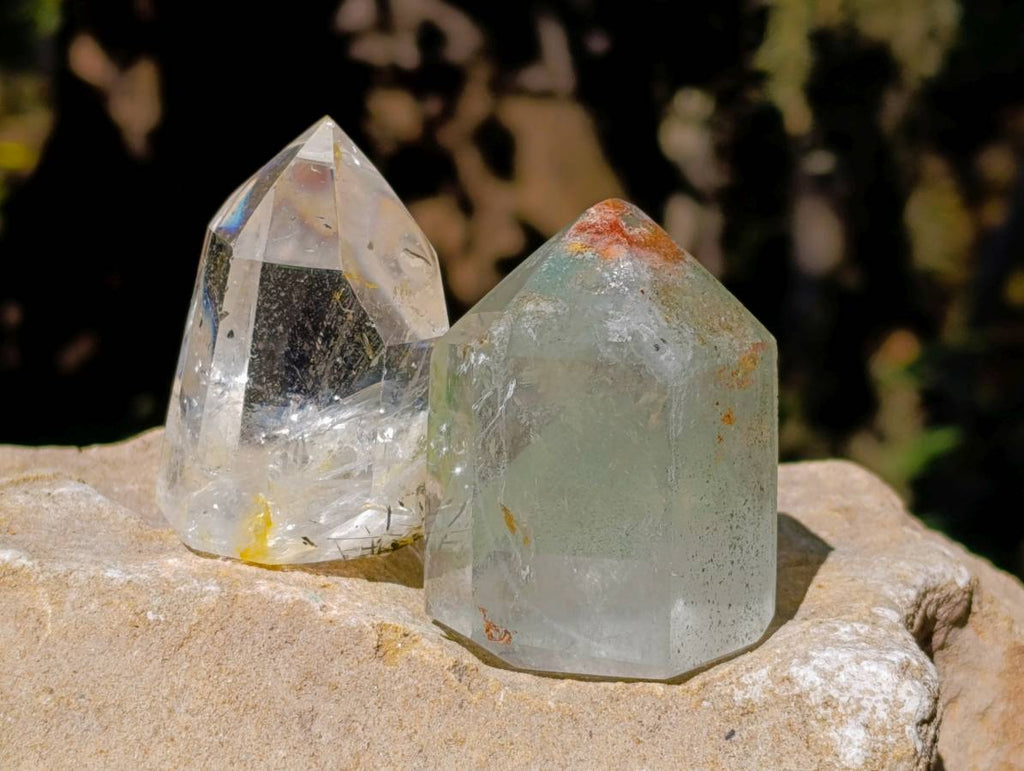 Polished Mix of Selected Crystals x 6 From Madagascar - Toprock Gemstones and Minerals 