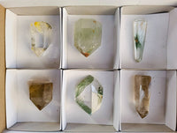 Polished Mix of Selected Crystals x 6 From Madagascar