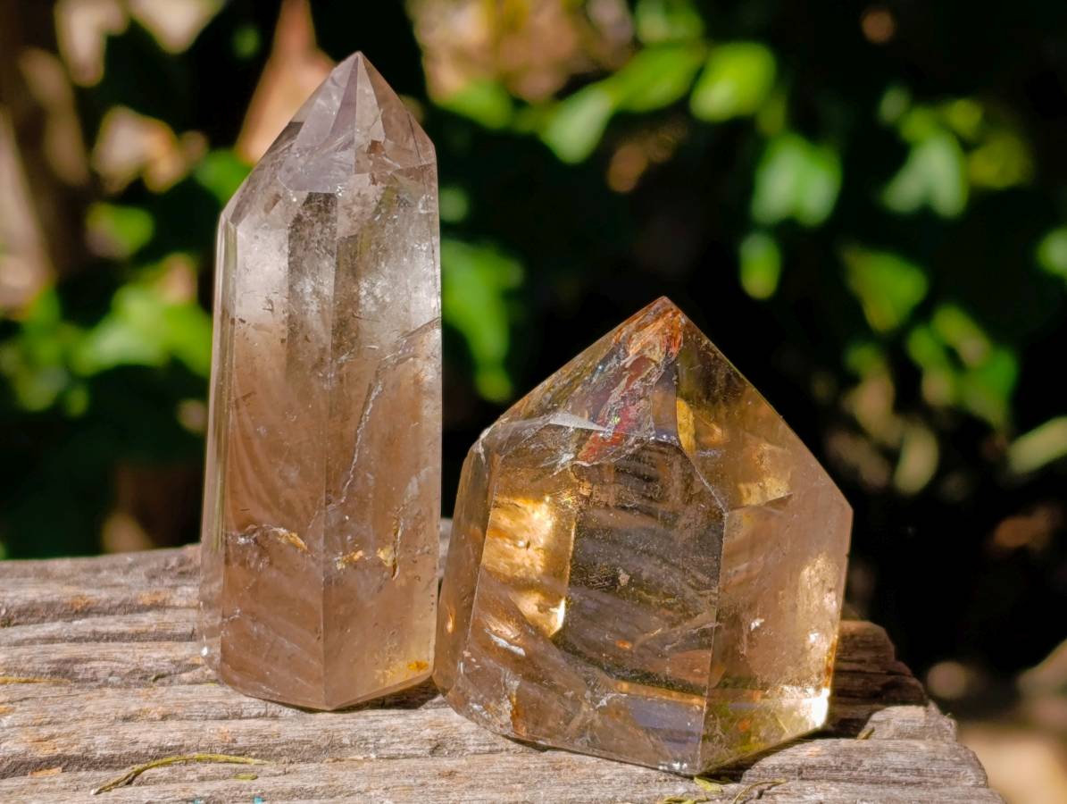 Polished Mix of Selected Crystals x 6 From Madagascar - Toprock Gemstones and Minerals 