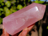 Polished Rose Quartz Points x 6 Ambatondrazaka, Madagascar