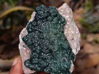 Natural Ball Malachite On Quartz Matrix Specimens x 6 From Kambove, Congo