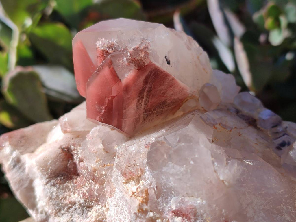 Natural Red Hematoid Quartz Clusters x 2 From Karoi, Zimbabwe - Toprock Gemstones and Minerals 