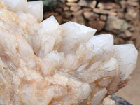 Natural Cascading Pineapple Candle Quartz Cluster x 1 From Madagascar