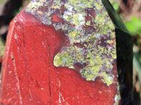 Polished Bastite Dragons Blood Stone Points x 2 From Tshipise, South Africa - Toprock Gemstones and Minerals 