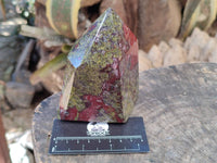 Polished Bastite Dragons Blood Stone Points x 2 From Tshipise, South Africa - Toprock Gemstones and Minerals 