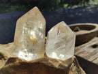 Polished Rainbow Veil Quartz Crystals x 6 From Madagascar - Toprock Gemstones and Minerals 