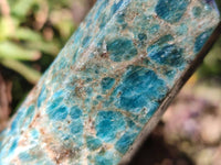 Polished Blue Apatite Points x 4 From Betroka, Madagascar - Toprock Gemstones and Minerals 