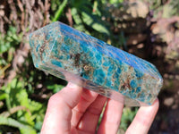 Polished Blue Apatite Points x 4 From Betroka, Madagascar - Toprock Gemstones and Minerals 