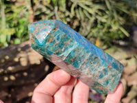 Polished Blue Apatite Points x 4 From Betroka, Madagascar - Toprock Gemstones and Minerals 