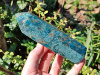 Polished Blue Apatite Points x 4 From Betroka, Madagascar - Toprock Gemstones and Minerals 