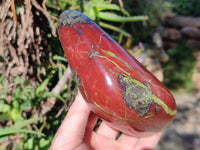Polished Bastite Dragons Blood Standing Free Form x 1 From Tshipise, South Africa