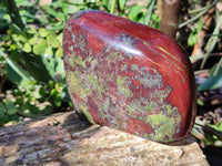 Polished Bastite Dragons Blood Standing Free Form x 1 From Tshipise, South Africa