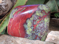 Polished Bastite Dragons Blood Standing Free Form x 1 From Tshipise, South Africa