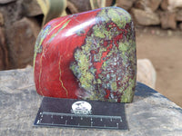 Polished Bastite Dragons Blood Standing Free Form x 1 From Tshipise, South Africa