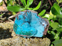 Natural Drusy Coated Chrysocolla Specimens x 3 From Lupoto Mine, Congo