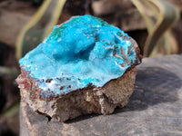 Natural Drusy Coated Chrysocolla Specimens x 3 From Lupoto Mine, Congo