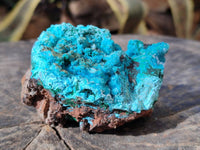 Natural Drusy Coated Chrysocolla Specimens x 3 From Lupoto Mine, Congo