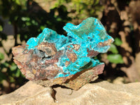 Natural Drusy Coated Chrysocolla Specimens x 3 From Lupoto Mine, Congo