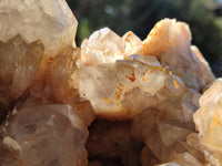Natural Phantom Smokey Quartz Cluster x 1 From Luena, Congo
