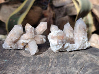 Natural Fairy Spirit Quartz Clusters x 12 From Boekenhouthoek, South Africa