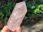 Polished Double Terminated Rose Quartz Points x 6 Madagascar - Toprock Gemstones and Minerals 