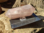 Polished Double Terminated Rose Quartz Points x 6 Madagascar - Toprock Gemstones and Minerals 