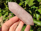 Polished Double Terminated Rose Quartz Points x 6 Madagascar - Toprock Gemstones and Minerals 