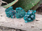 Natural Dioptase on Dolomite Matrix Specimens x 22 From Likasi, Congo - Toprock Gemstones and Minerals 