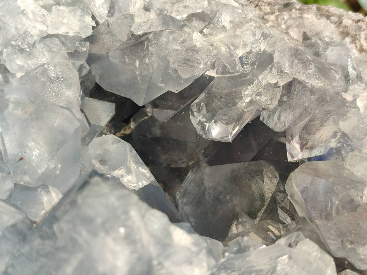 Natura Celestite Geode Specimen x 1 From Sakoany, Madagascar - Toprock Gemstones and Minerals 