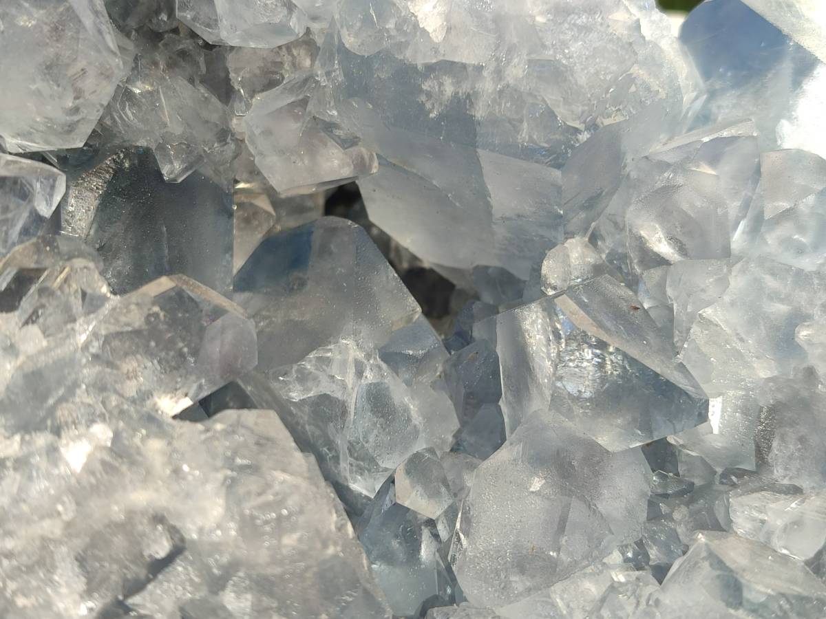 Natura Celestite Geode Specimen x 1 From Sakoany, Madagascar - Toprock Gemstones and Minerals 