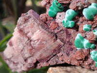 Natural Drusy Salrose on Dolomite Matrix Specimens x 3 From Kakanda, Congo