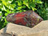 Polished Double Terminated Bastite Dragons Blood Stone Points x 4 From Tshipise, South Africa - Toprock Gemstones and Minerals 