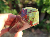 Polished Double Terminated Bastite Dragons Blood Stone Points x 4 From Tshipise, South Africa - Toprock Gemstones and Minerals 