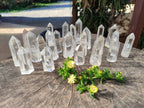 Polished Clear Quartz Crystals x 24 From Madagascar - Toprock Gemstones and Minerals 