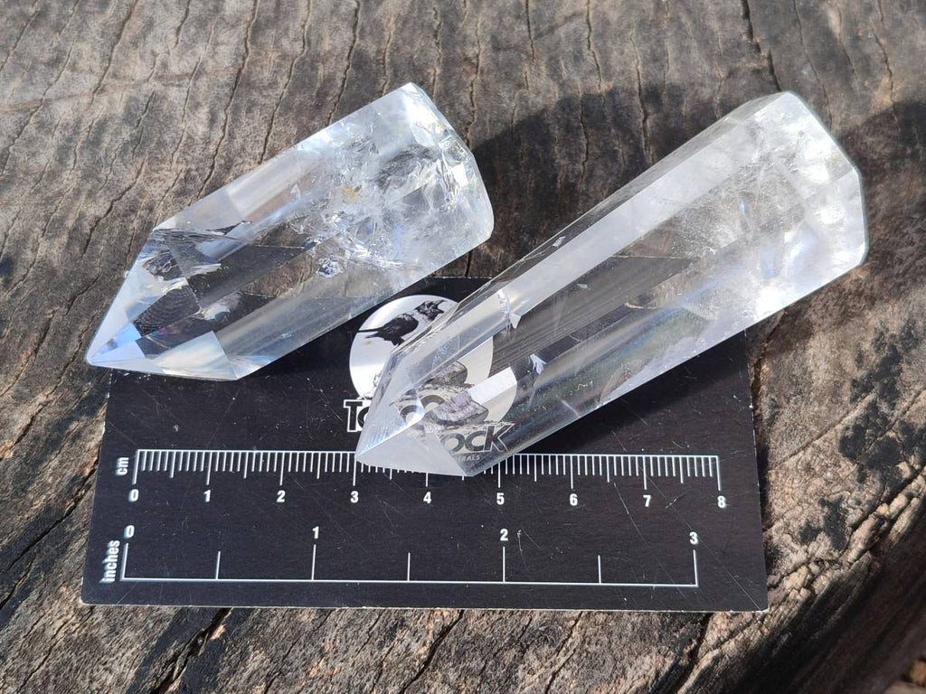 Polished Clear Quartz Crystals x 24 From Madagascar - Toprock Gemstones and Minerals 