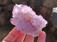Natural Amethyst Spirit Quartz Clusters x 12 From Boekenhouthoek, South Africa