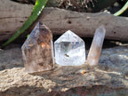 Polished Clear And Smokey Quartz Crystals x 6 From Madagascar - Toprock Gemstones and Minerals 