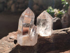 Polished Clear And Smokey Quartz Crystals x 6 From Madagascar - Toprock Gemstones and Minerals 