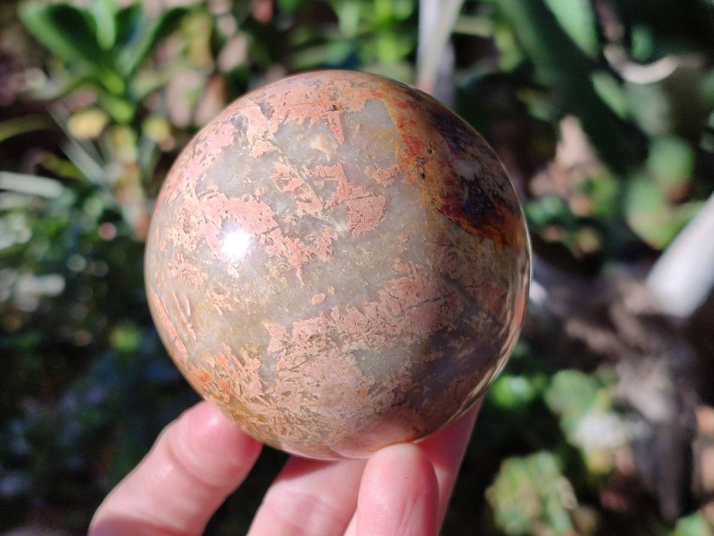 Polished Runestone Feldspar Spheres x 3 From Kings Ranch, Zimbabwe - Toprock Gemstones and Minerals 