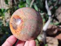 Polished Runestone Feldspar Spheres x 3 From Kings Ranch, Zimbabwe