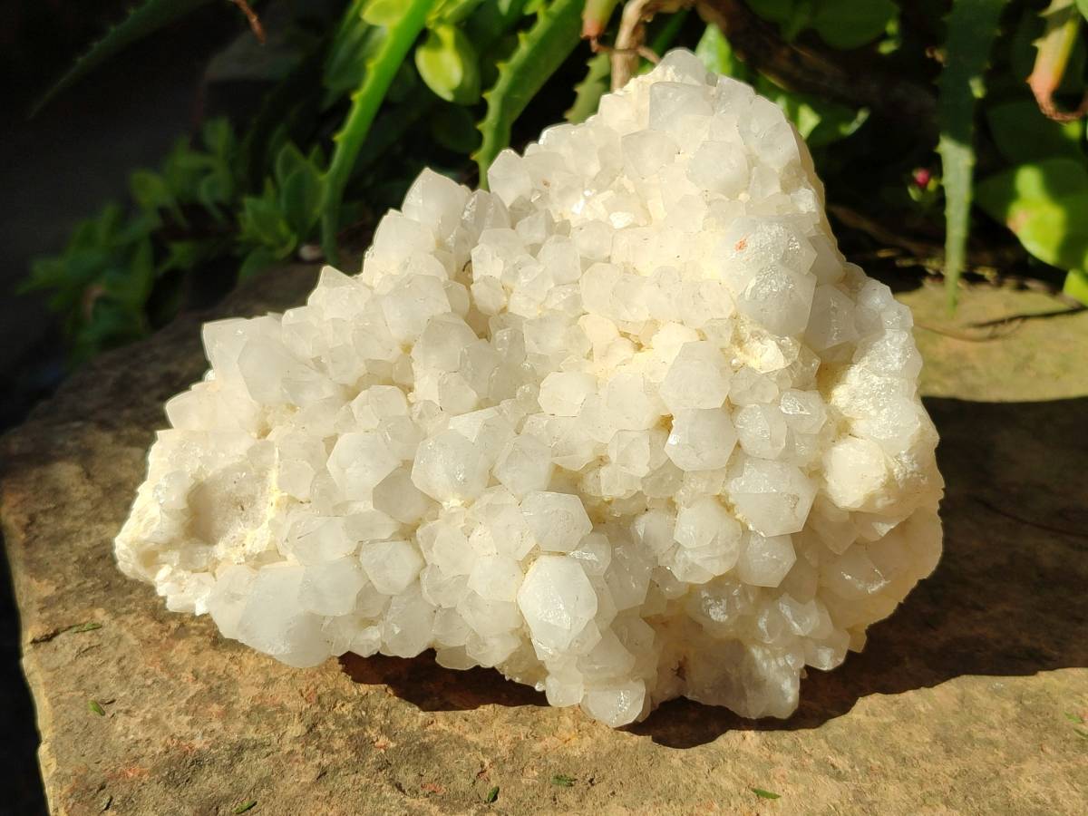 Natural Cascading Pineapple Candle Quartz Clusters x 2 From Madagascar - Toprock Gemstones and Minerals 